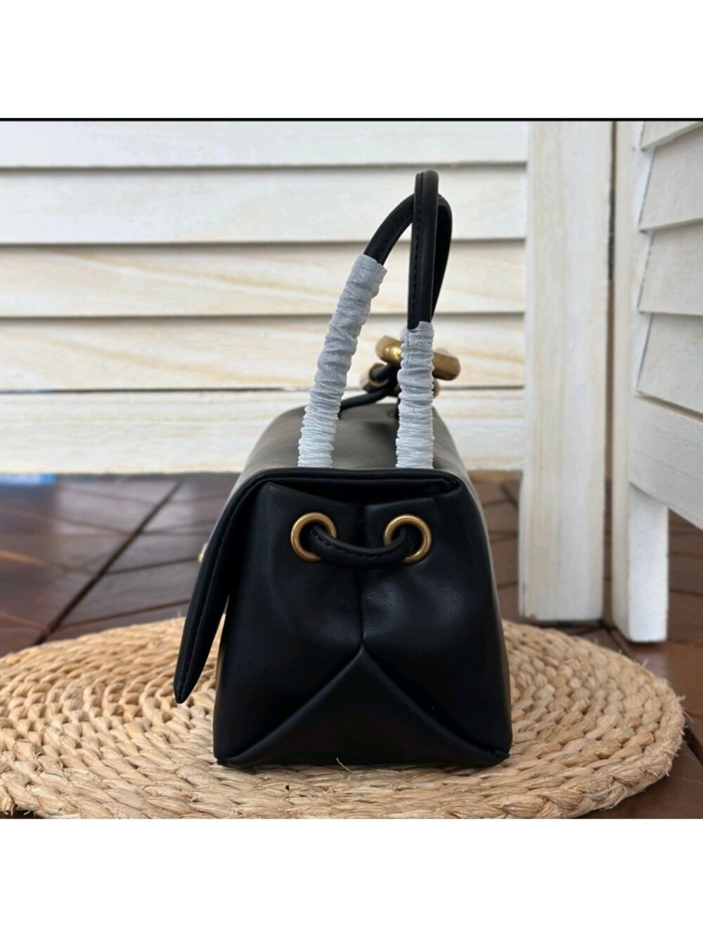 Marc Jacobs The Mini Dual Top Handle Bag Black OS - Picture 9 of 14